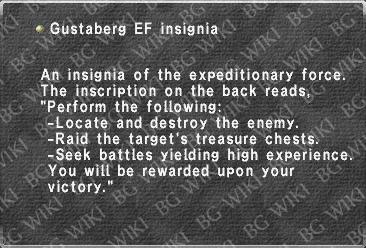Gustaberg EF insignia