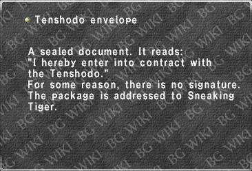 Tenshodo envelope