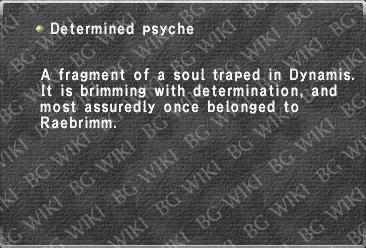 Determined psyche