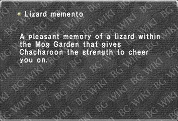 Lizard memento