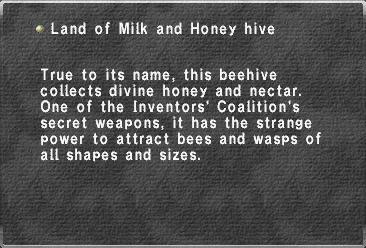 Land of Milk and Honey hive