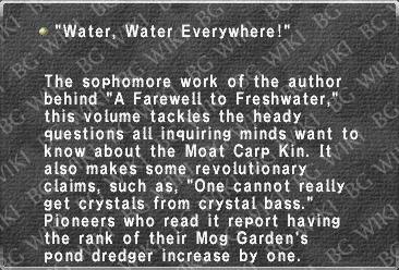 "Water, Water Everywhere!"