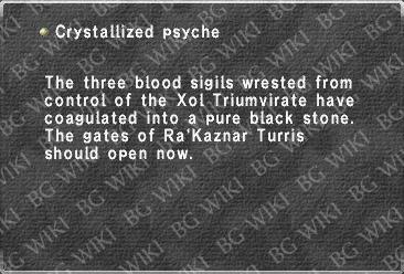 Crystallized psyche