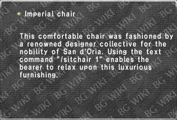 Imperial chair