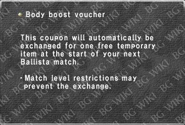 Body boost voucher