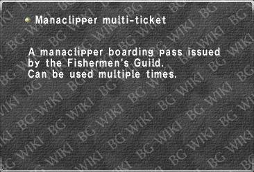 Manaclipper multi-ticket