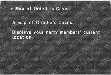 Map of Ordelle's Caves