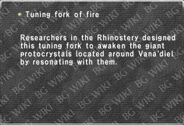 Tuning fork of fire