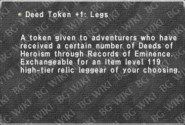 Deed Token +1: Legs