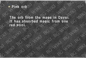 Pink orb