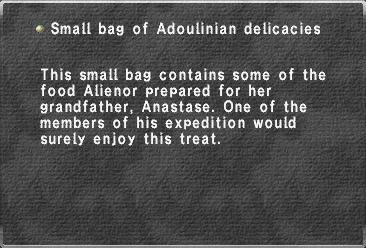Small bag of Adoulinian delicacies