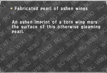 Fabricated pearl of ashen wings