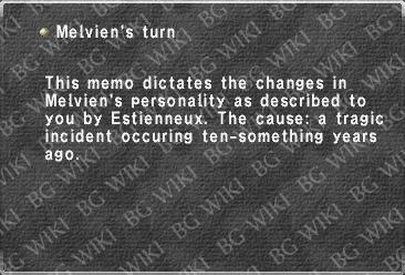 Melvien's turn