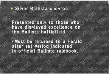 Silver Ballista chevron