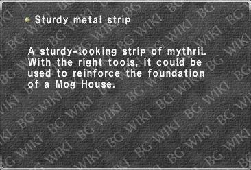 Sturdy metal strip