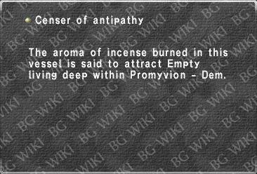 Censer of antipathy
