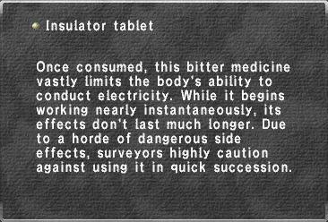 Insulator tablet