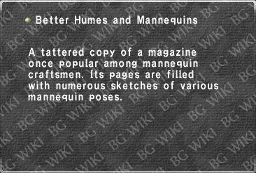 Better Humes and Mannequins