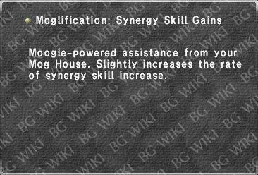 Moglification: Synergy Skill Gains