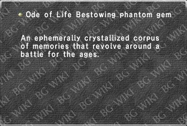 Ode of Life Bestowing phantom gem
