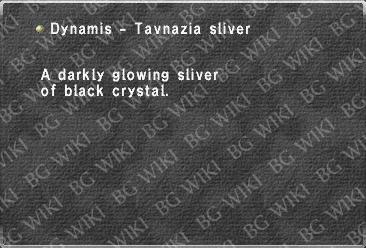 Dynamis - Tavnazia sliver