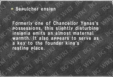 Sepulcher ensign