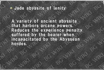 Jade abyssite of lenity