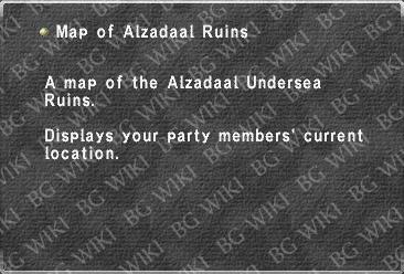 Map of Alzadaal Ruins