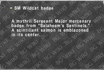 SM Wildcat badge
