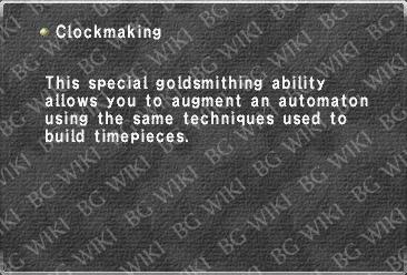 Clockmaking