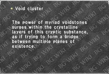 Void cluster