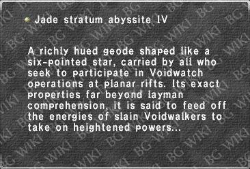 Jade stratum abyssite IV