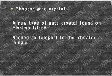Yhoator gate crystal