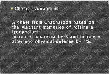 Cheer: Lycopodium