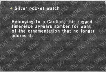 Silver pocket watch