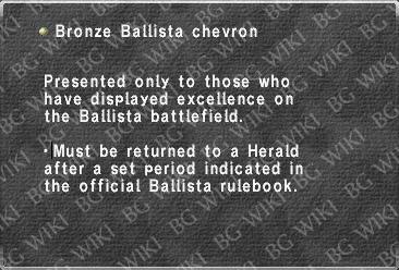 Bronze Ballista chevron