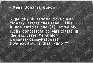 Mega Bonanza Kupon
