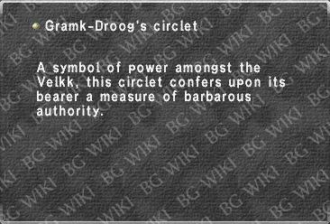 Gramk-Droog's circlet