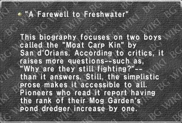 "A Farewell to Freshwater"