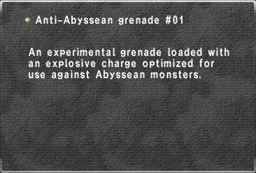 Anti-Abyssean grenade