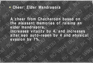 Cheer: Elder Mandragora