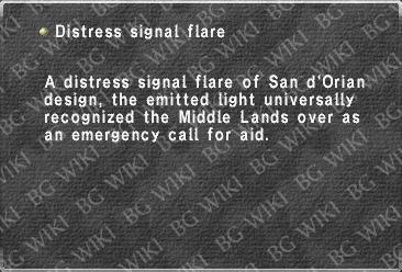 Distress signal flare