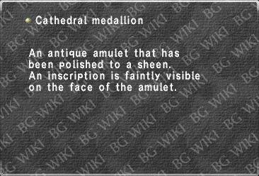 Cathedral medallion