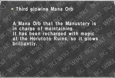 Third glowing Mana Orb