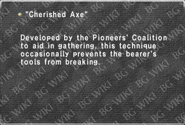 "Cherished Axe"
