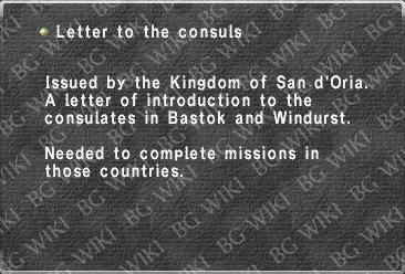 Letter to the consuls (San d'Oria)