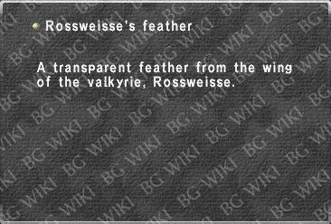 Rossweisse's feather