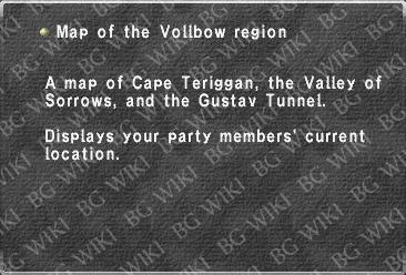 Map of the Vollbow region