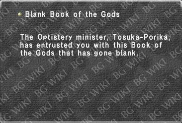 Blank Book of the Gods