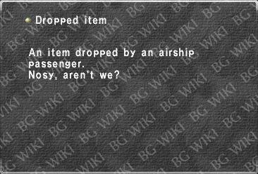 Dropped item